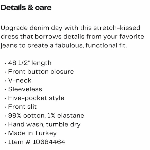 Rails Westwood sleeveless denim dress - Picture 14 of 14